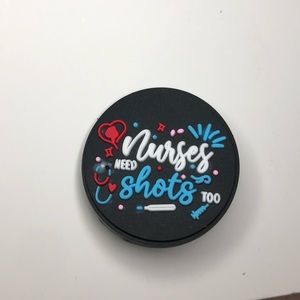 5/$10 Nurse Need Shots Too crocs charm/jibbitz